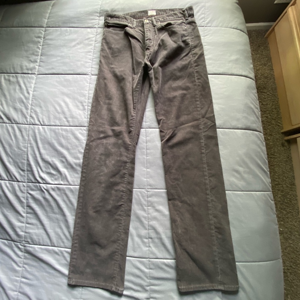 Black corduroy pants
